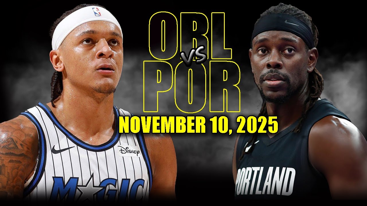Orlando Magic vs Portland Trail Blazers Full Game Highlights - November 10, 2025 | NBA Season