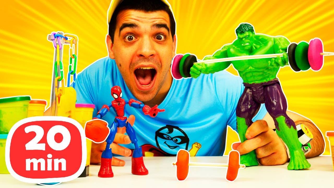 La missione di salvataggio con i giocattoli e Helpman! Video per bambini