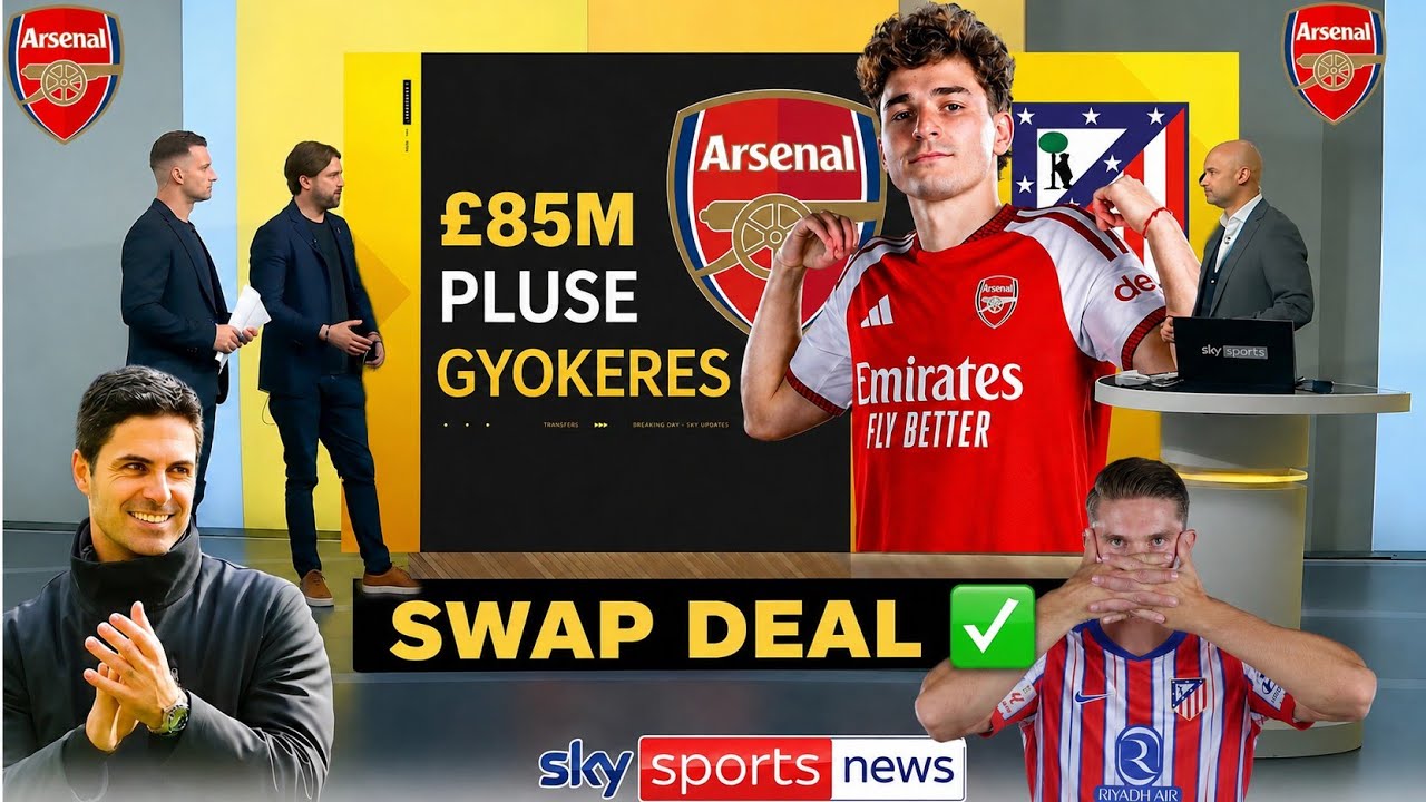 🚨SWAP DEAL🤩Fabrizio Romano BREAKS SILENCE on Arsenal's Julian Alvarez Deal! &pound;85m Bid + Gyokeres Swap