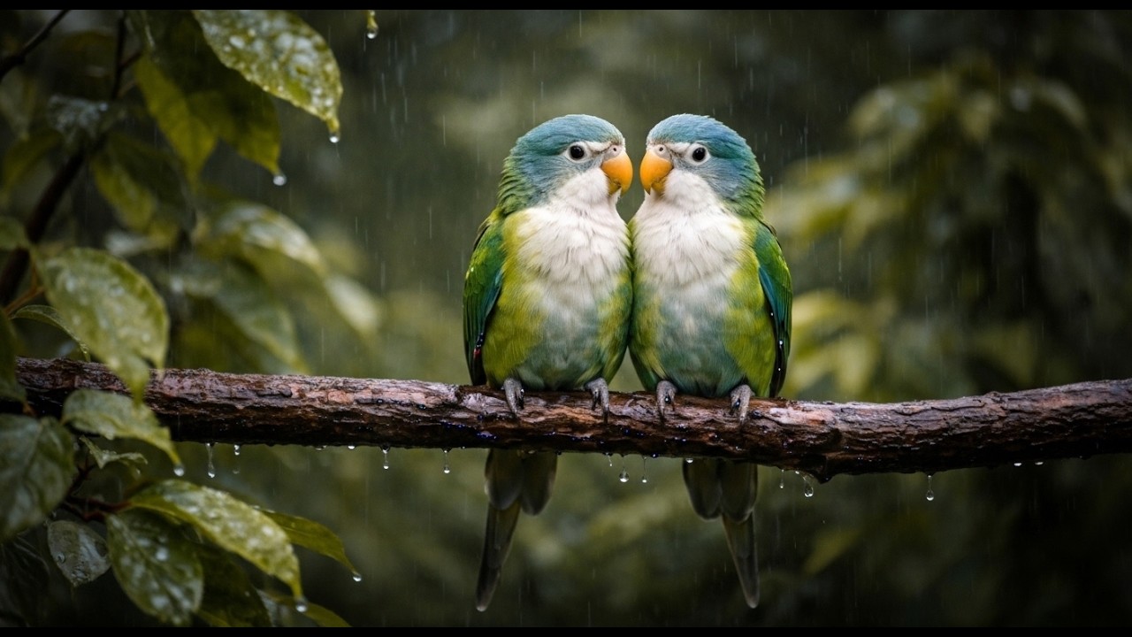 Calming Piano & Bird Sounds 🐦 Natural Music to Ease Anxiety and Heal the Soul