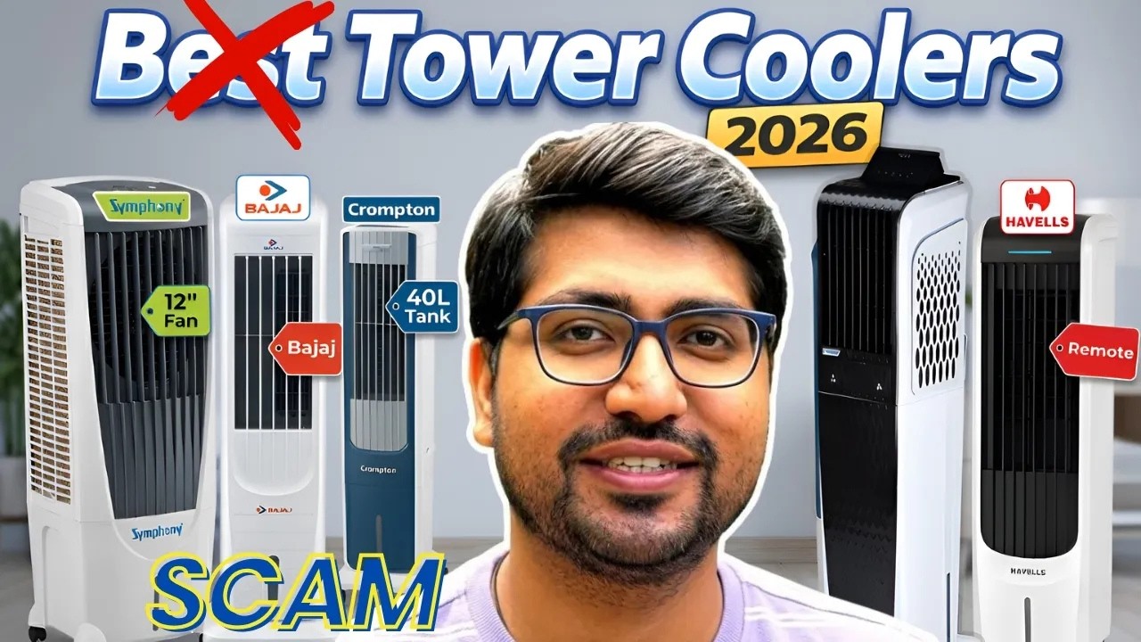 🔥Top 2 Best Tower Air Coolers 2026 🧊 | Space-Saving & Powerful Cooling!
