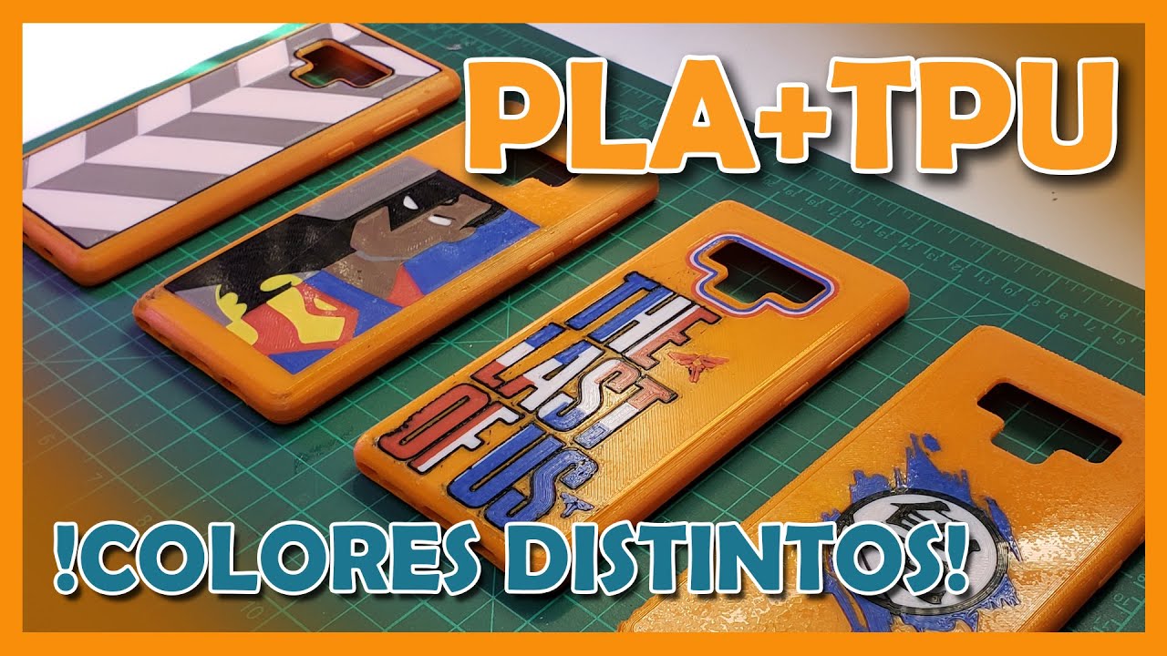 Cómo imprimir en 3D |🌈VARIOS COLORES EN PLA Y TPU🌈 | ¡CASE para MÓVIL personalizado!📲