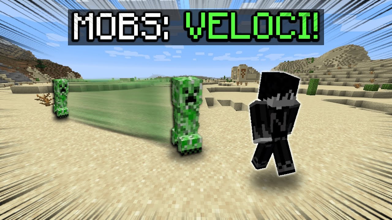 Minecraft, ma i MOB sono VELOCISSIMI! *imprevedibile*