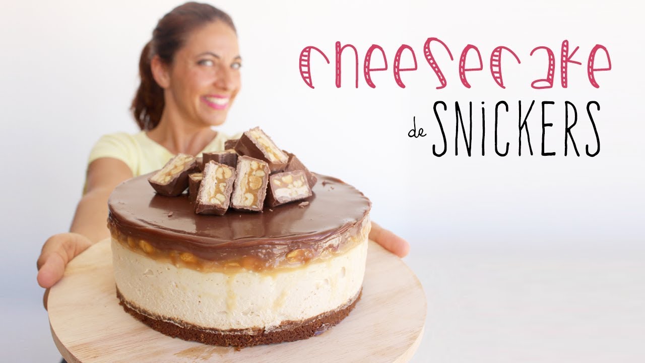 Cheesecake de Snickers