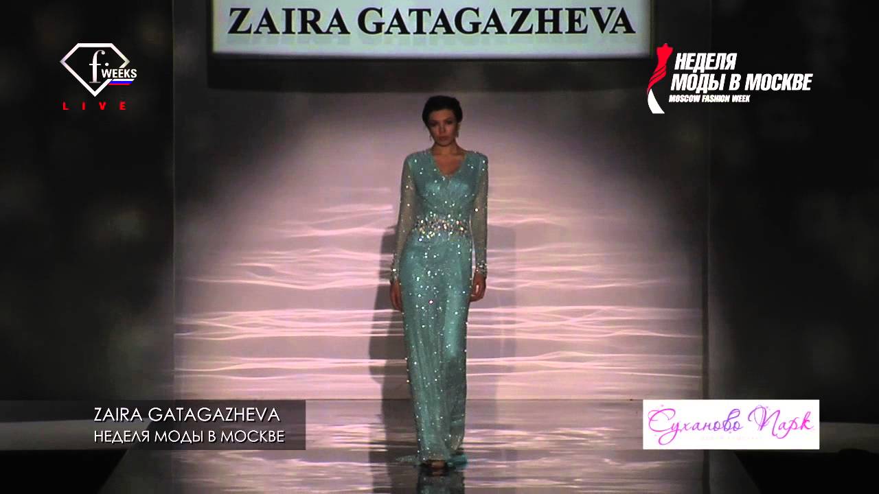Показ Заиры Гатагажевой на Неделе Моды в Москве
