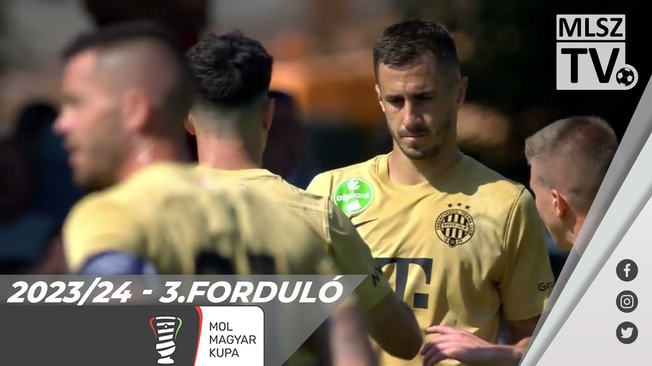 Nagyecsed RSE - Ferencvárosi TC | 0-8 (0-3) | Magyar Kupa | 3. forduló | MLSZTV