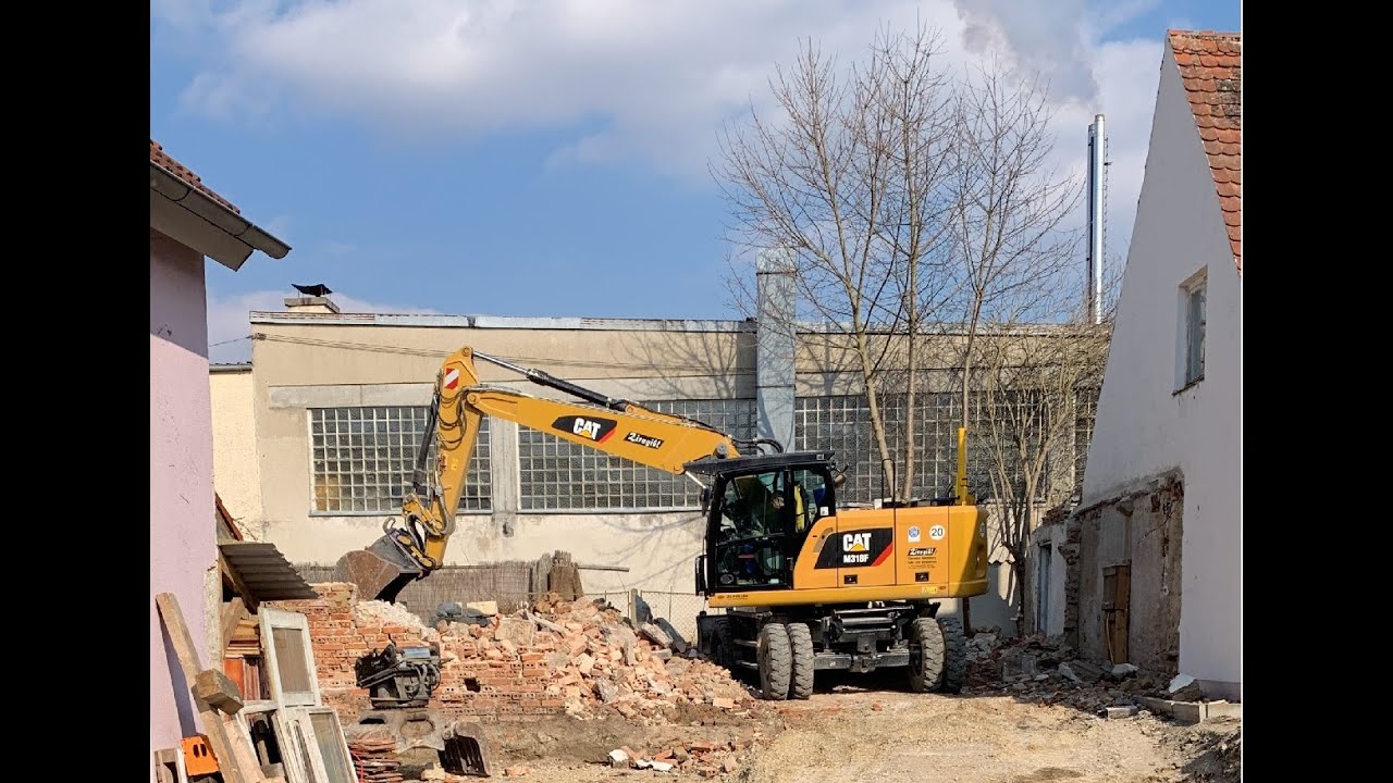 CAT M318F, Abbruch Teil 1