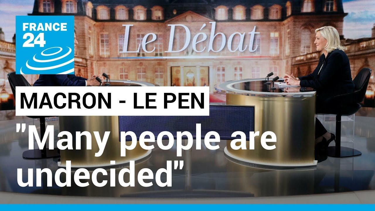 Le Pen, Macron to clash in eagerly anticipated TV debate: 