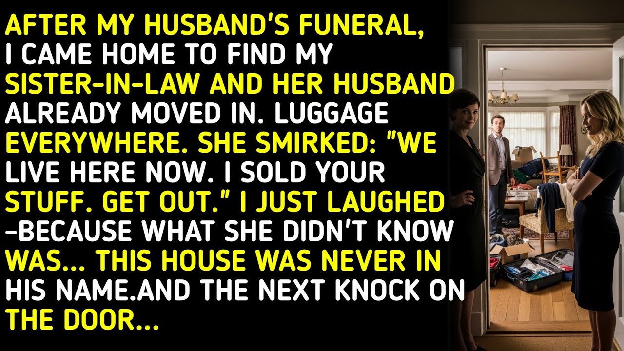 AFTER MY HUSBAND'S FUNERAL, I CAME HOME TO FIND MY SISTER-IN-LAW AND HER HUSBAND ALREADY......