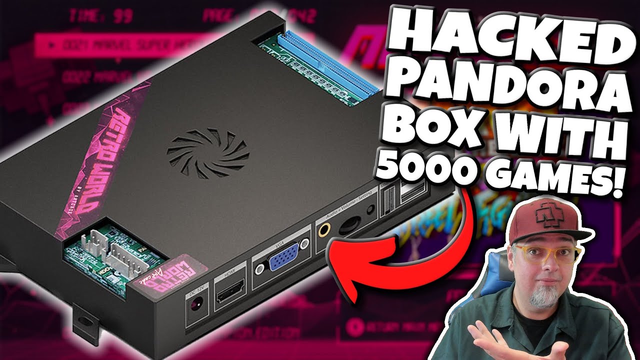 ВЗЛОМАННАЯ Pandora Box DX Arcade с более чем 5000 РЕТРО-игр от Art'Cade!
