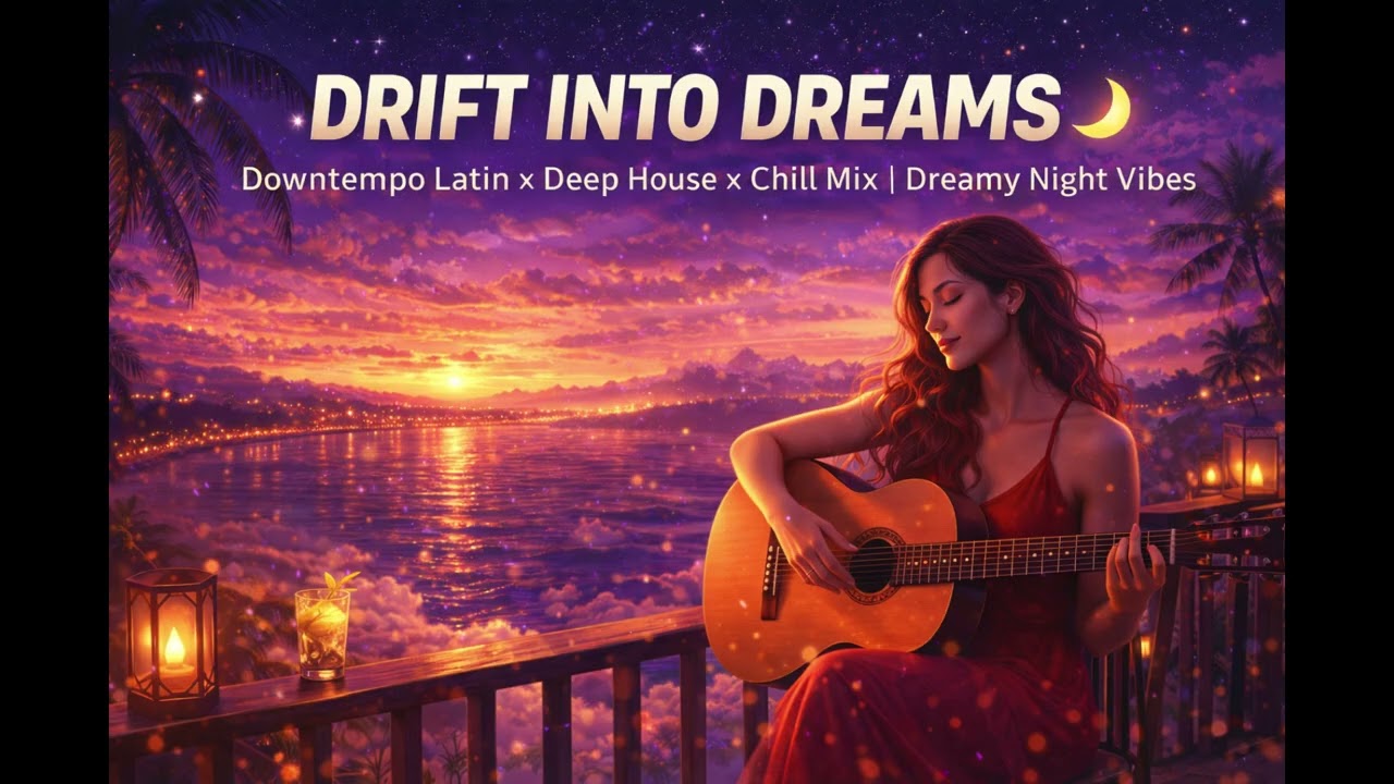 DRIFT INTO DREAMS 🌙 | Downtempo Latin × Deep House × Chill Mix | Dreamy Night Vibes