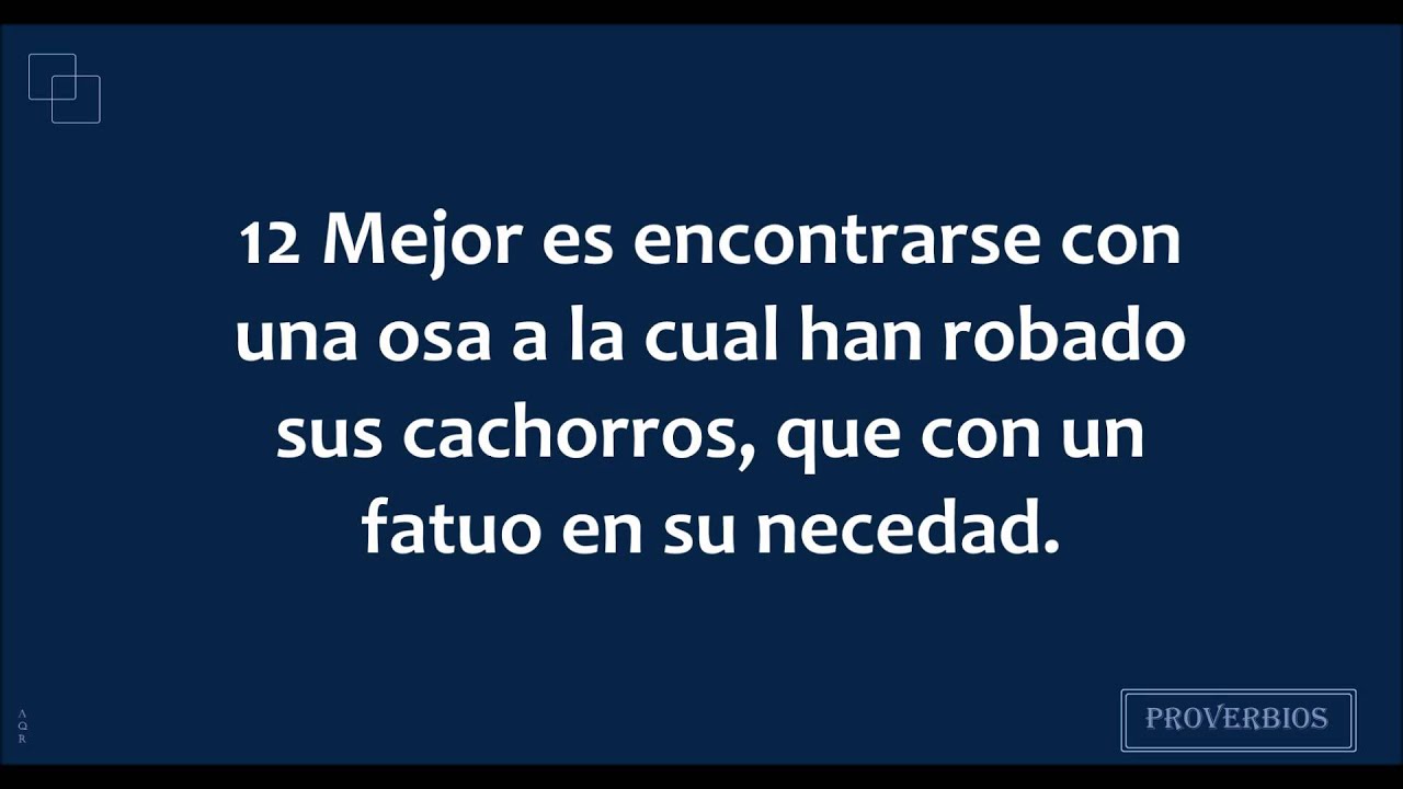 PROVERBIOS CAPITULO 17 (Audio, Letra)
