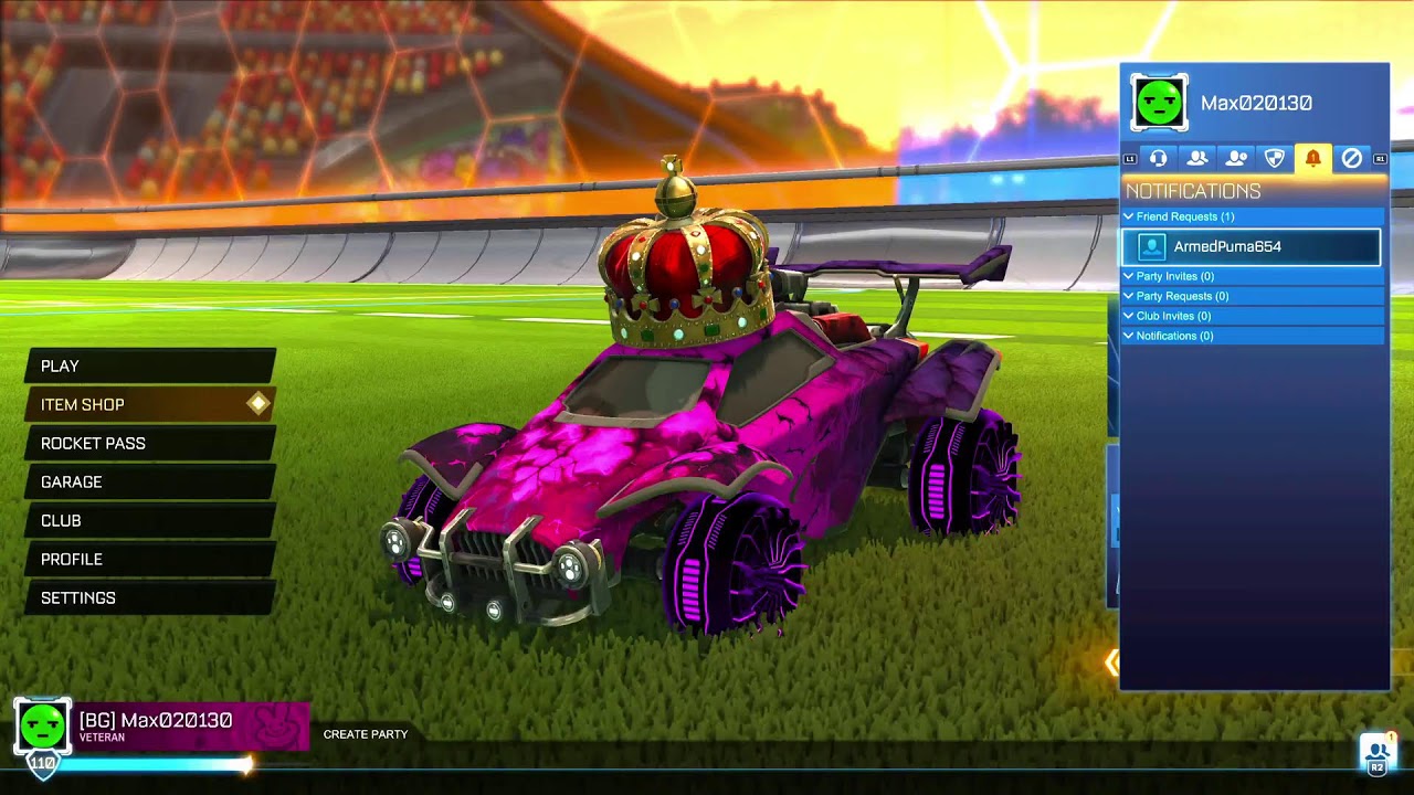 Playing rocket league!!!