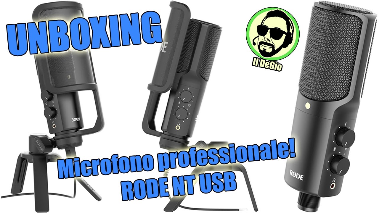 UNBOXING - Microfono Rode NT-USB - ITA