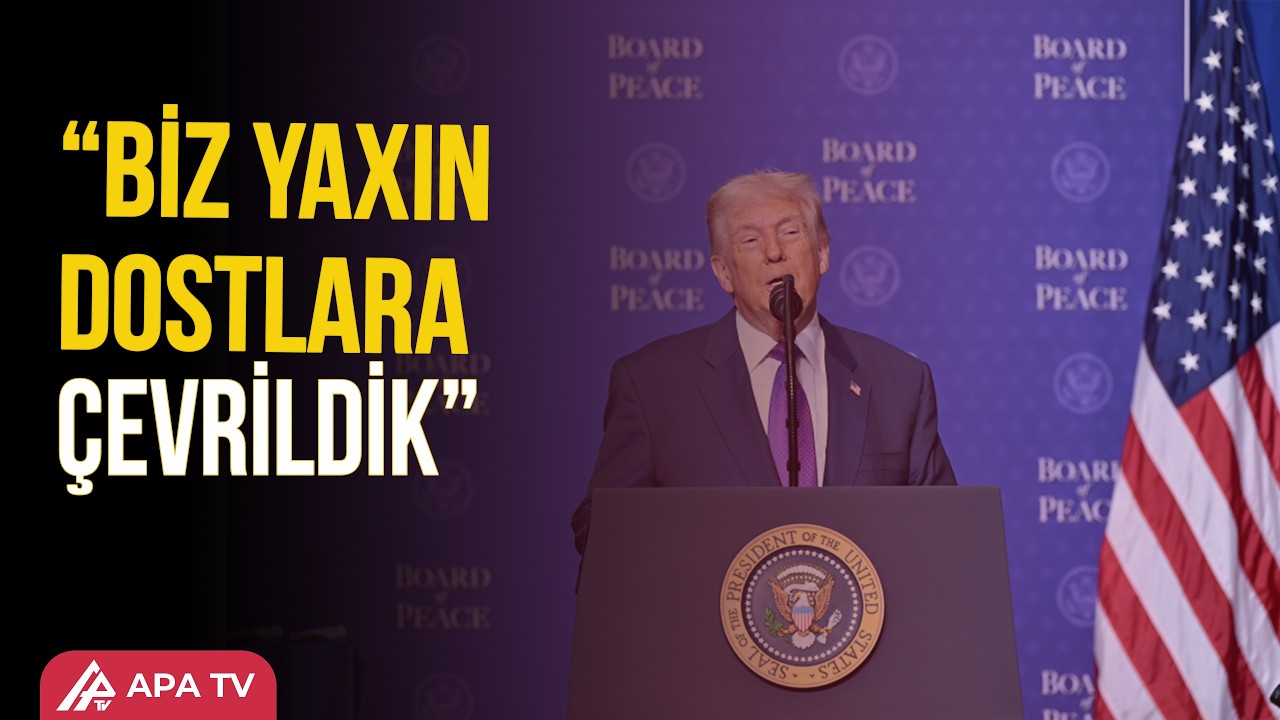 Donald Tramp Azərbaycan-Ermənistan normallaşma prosesindən danışıb | APA TV
