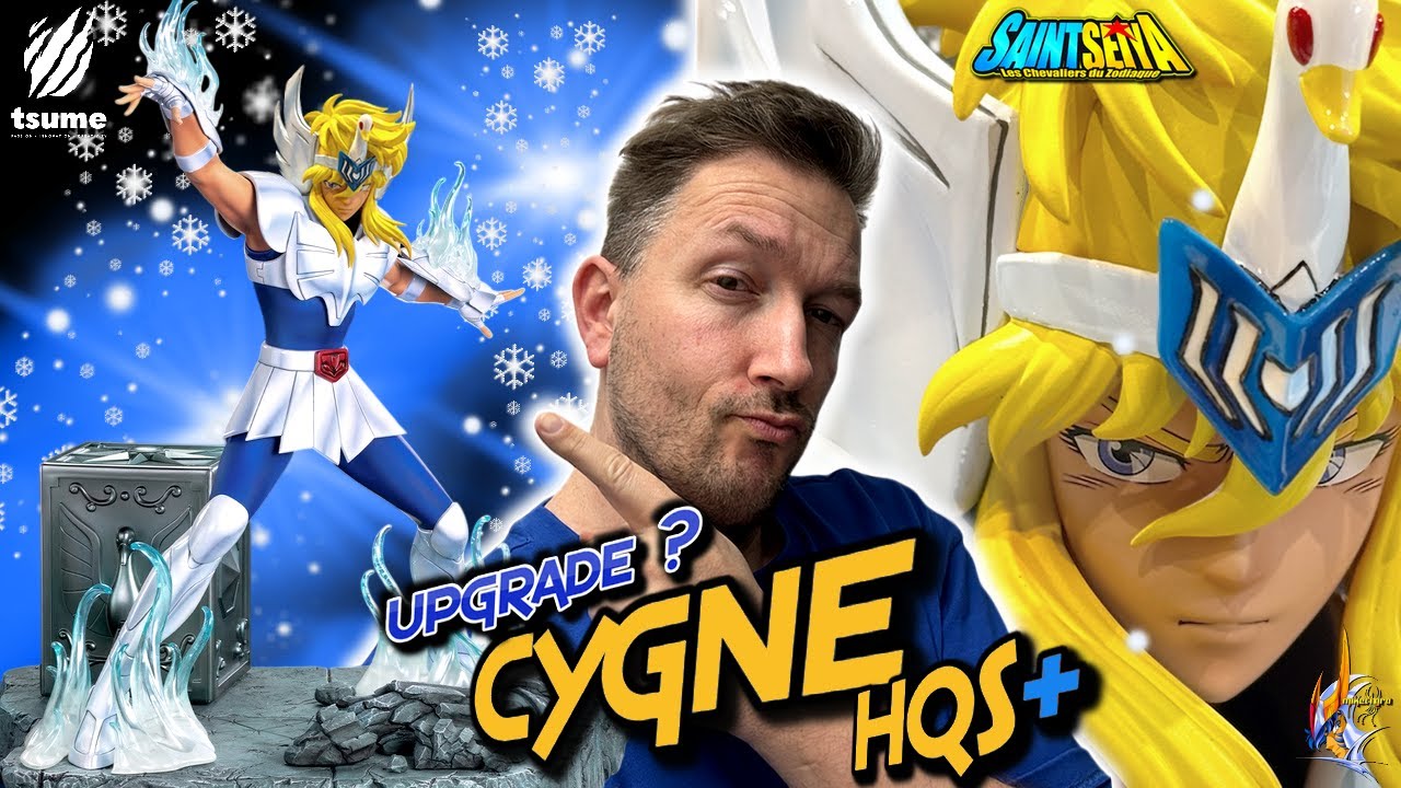 Saint Seiya ❄️ HYOGA du CYGNE 1/4 HQS+ TSUME ❄️  MEILLEUR que le PROTOTYPE ? 😮😮😮