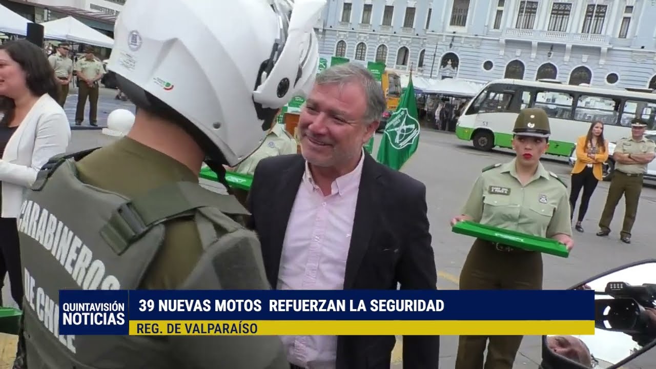 Motos serán destinadas a las prefecturas de Valparaíso, Viña, Marga Marga, Aconcagua y San Antonio