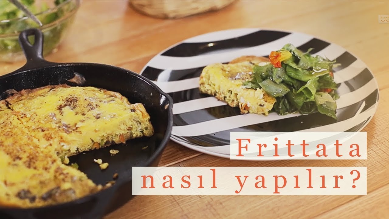 Pırasalı, Mantarlı Frittata