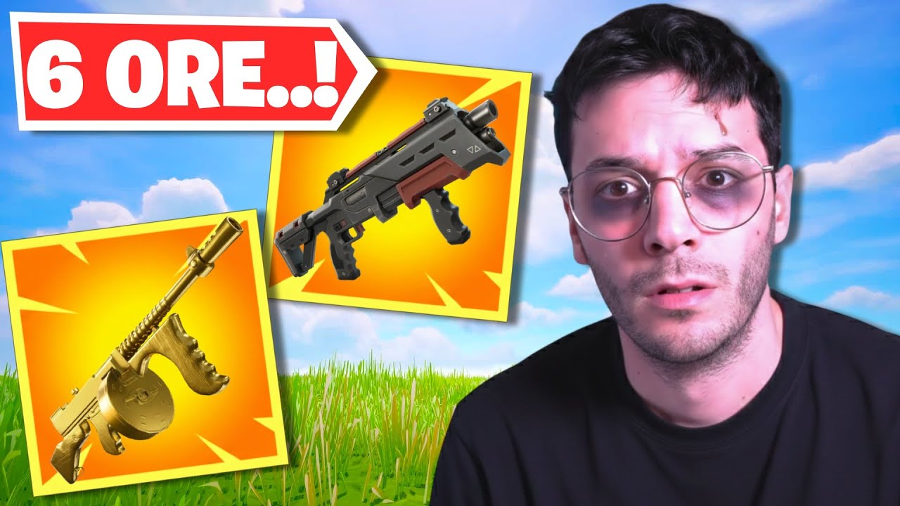 VINCERE con *LOOT MITICO* o non SMETTO di Giocare [6 ORE] su FORTNITE!!