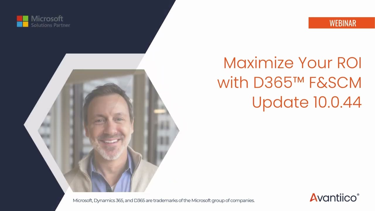 Maximize Your ROI with Dynamics 365 Finance & SCM Update 10.0.44
