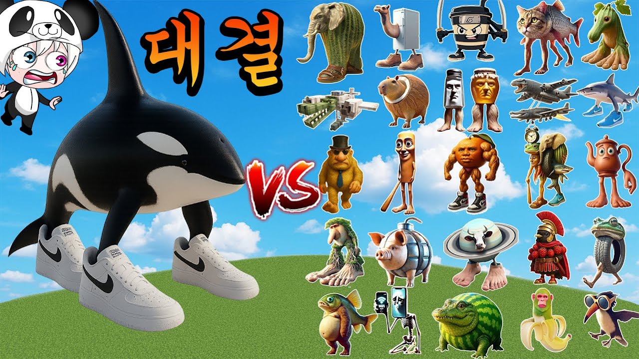 오르칼레로 오르칼라와 모든 이탈리안 브레인롯 몬스터와 마인크래프트에서 대결 !! 과연 누가 가장 쎌까? 애니메이션 상황극 [꿈토이 꿀잼 리액션]