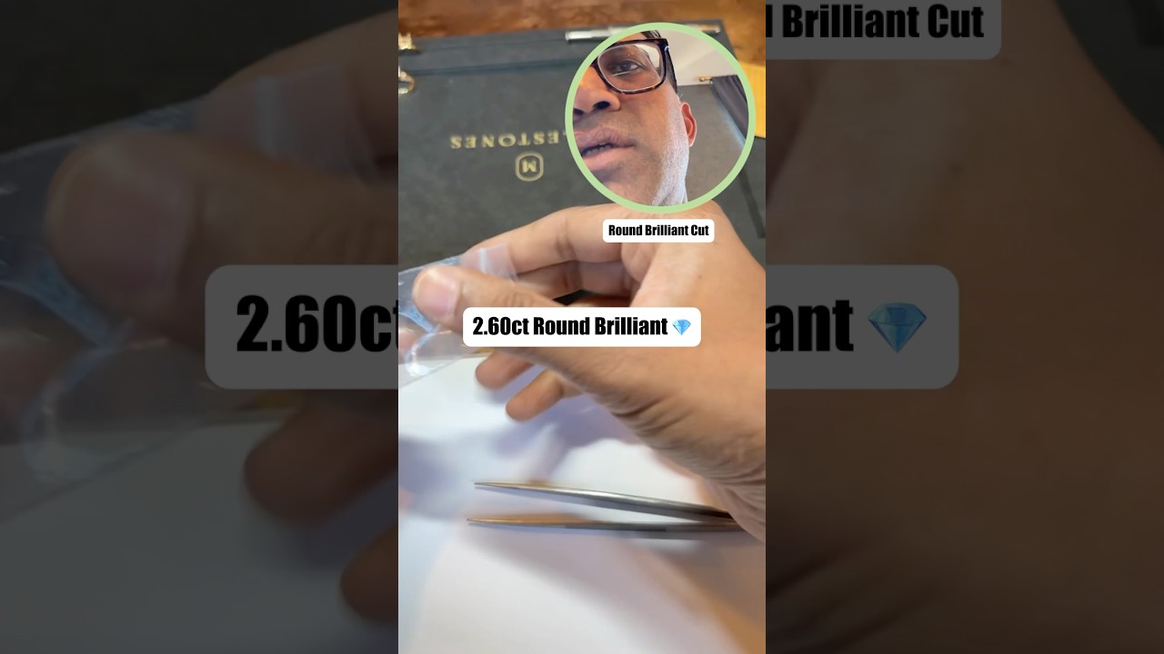 Diamond Dealer Breaks Down a 2.60ct Round Brilliant 💎 | Worth It or Not? #diamond #shorts