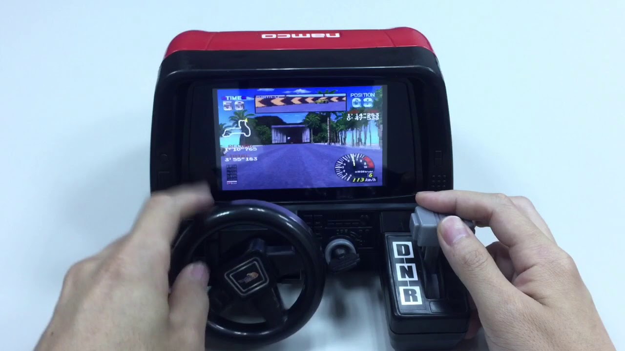 Play PS1 Ridge Racer in My Mini Arcade Racer