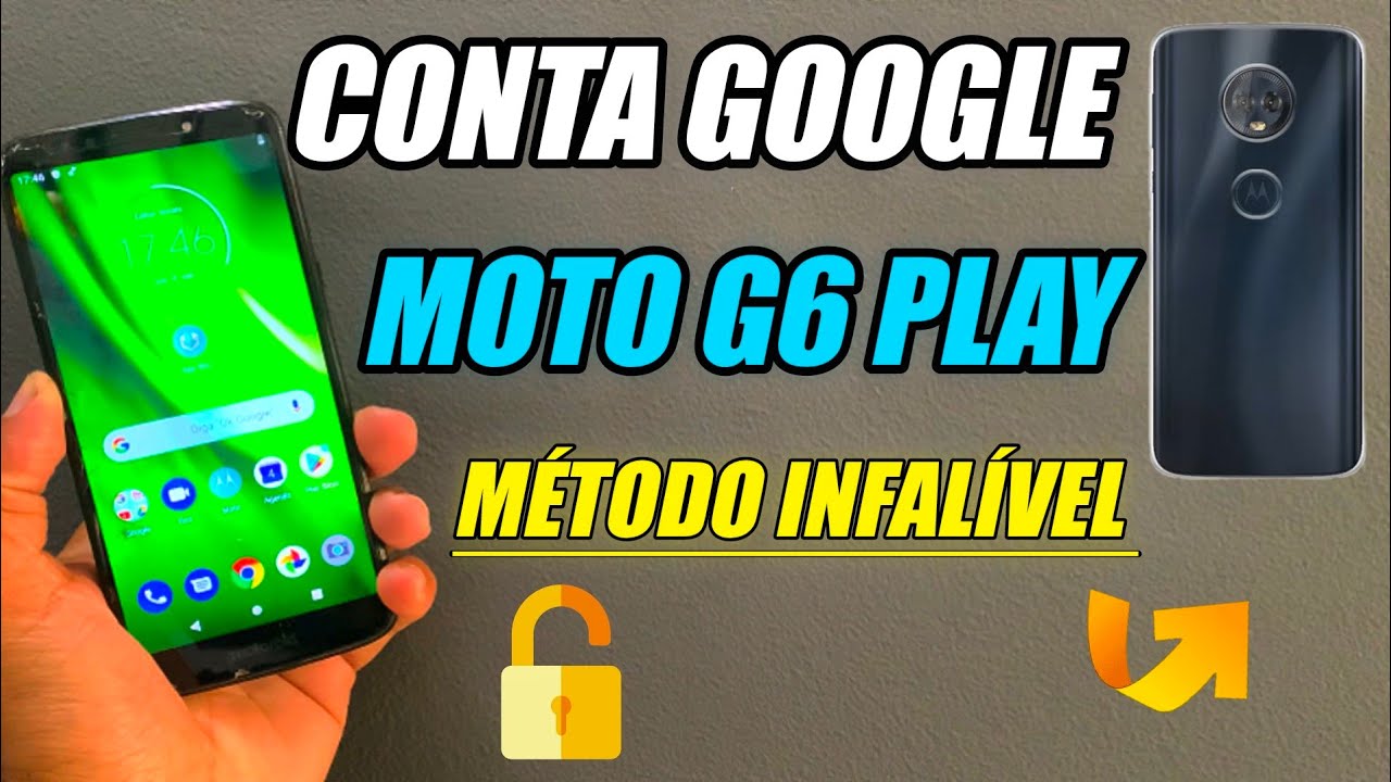 COMO REMOVER A CONTA GOOGLE DO MOTO G6 PLAY ( ÚNICA SAÍDA) MÉTODO 2024