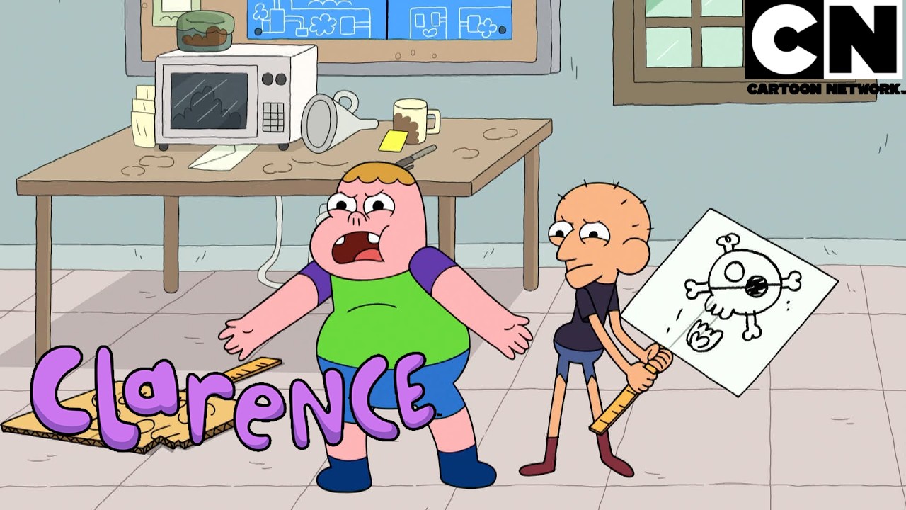 Clarence protesta por la ida de Sumo | Clarence LA | Cartoon Network