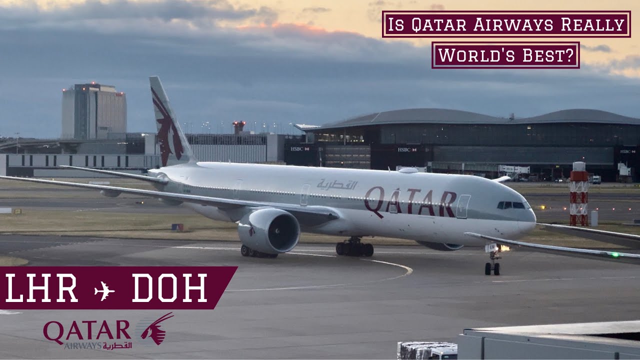 Qatar Airways’ B777 Economy Class in 2024 | World’s Best Airline? | 🇬🇧 London Heathrow ✈︎ Doha 🇶🇦