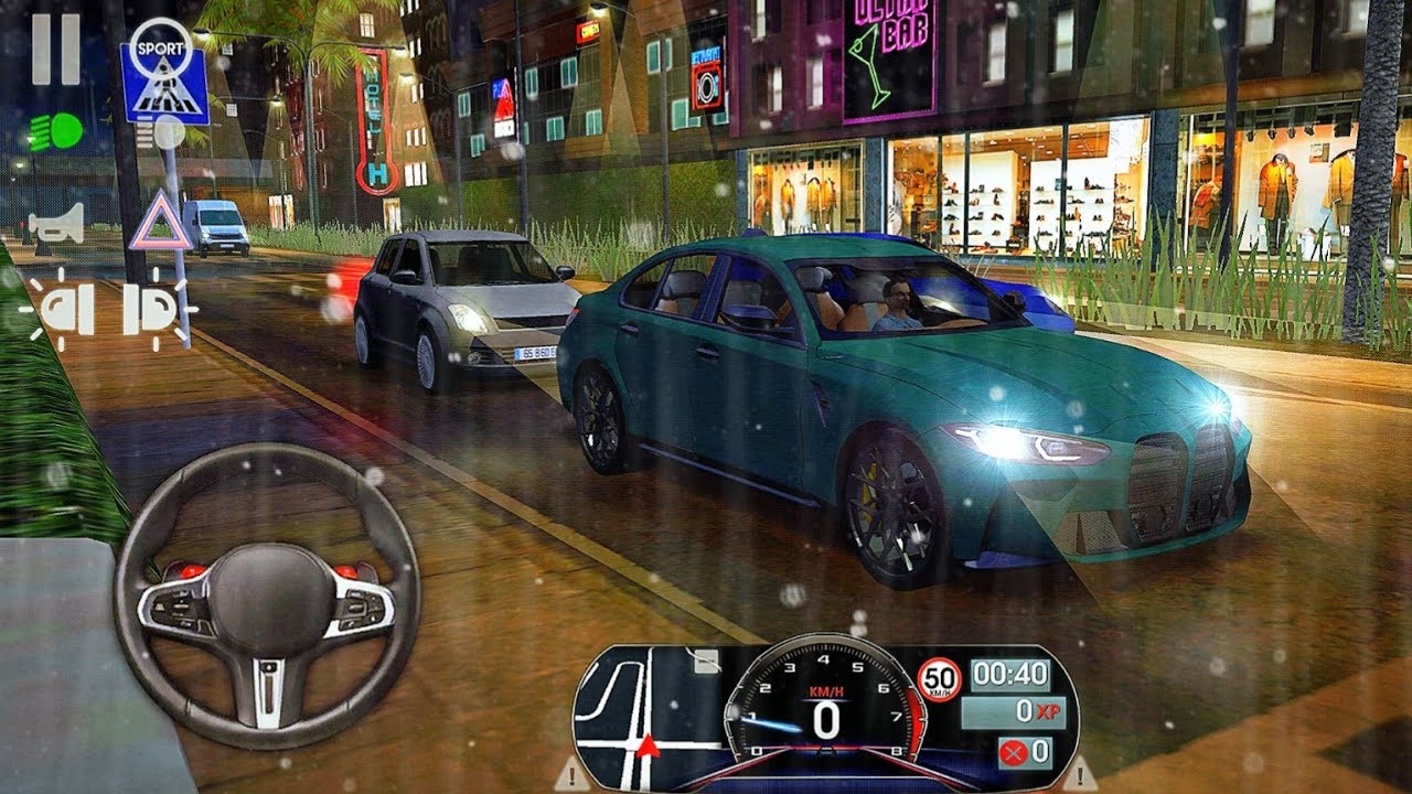 2021 BMW M3 Competition - Driving School Sim 2020 Night Free Drive Gameplay