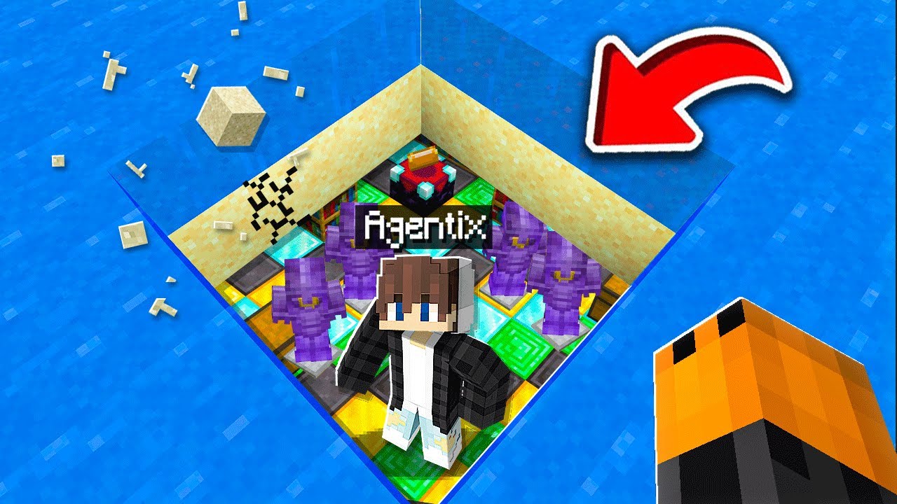 Odkryłem NAJWIĘKSZY SEKRET AGENTIXA na JEGO WYSPIE w Minecraft! 😱