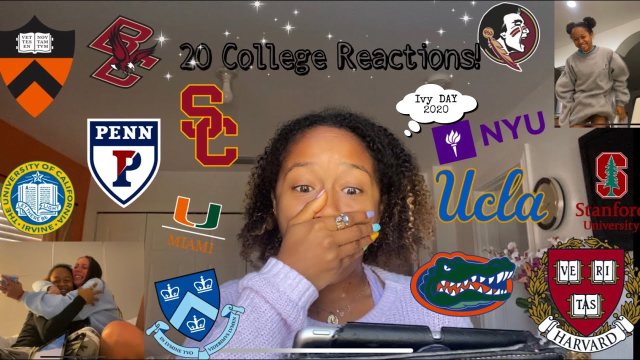 20 COLLEGE REACTIONS!, (IVY DAY, UCLA, STANFORD, USC, UF, NYU)