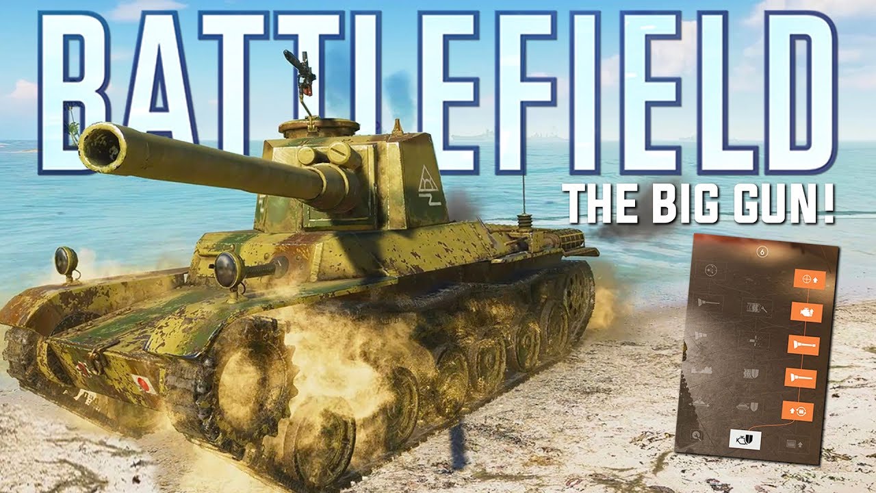 The Type 97 BIG GUN eats tanks for breakfast! - Battlefield V Pacific