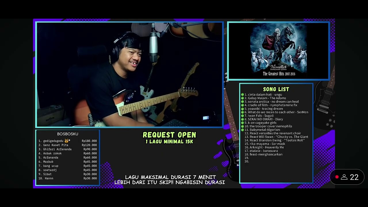 Ade Sulistio Reaction lagu Versailles - The revenant Choir