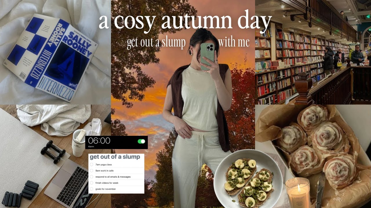 6am productive autumn day in london | getting my life together after a slump 🤎