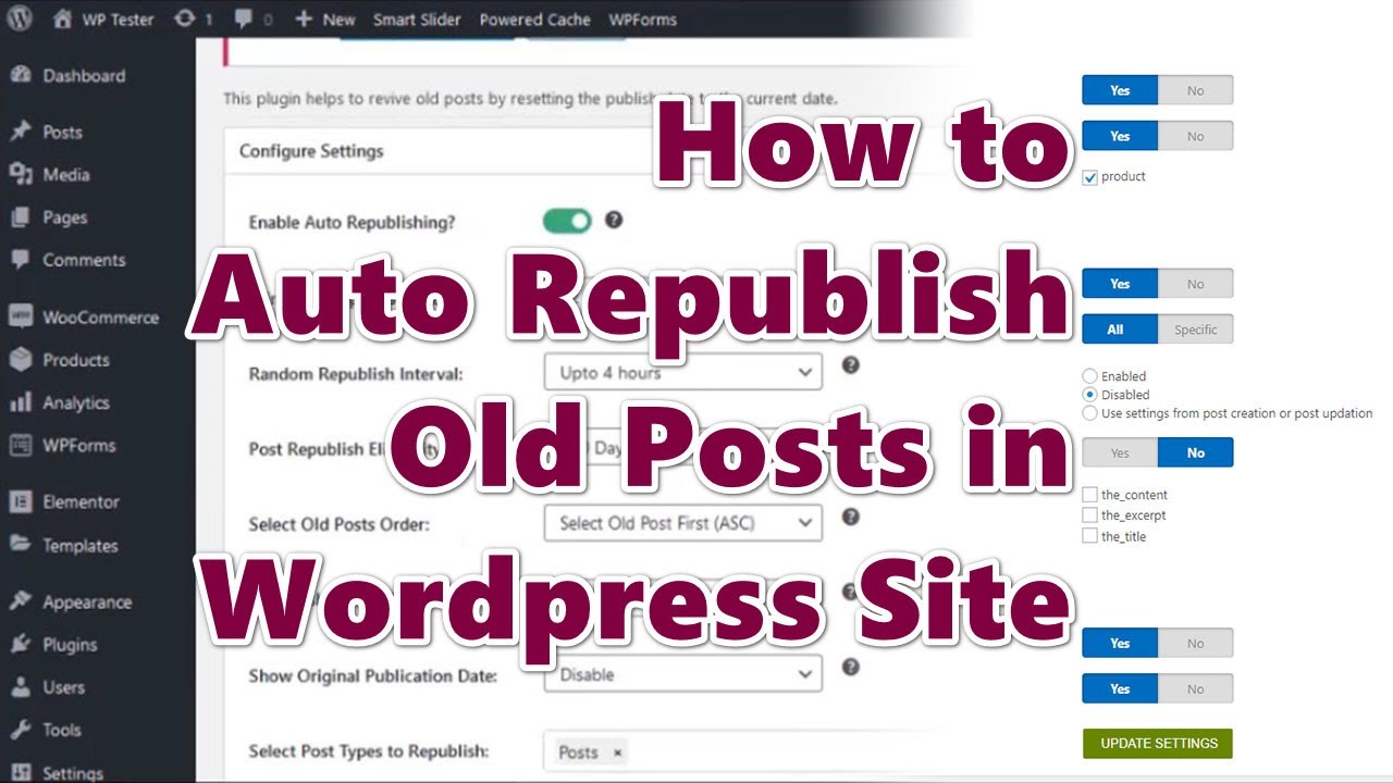 How to Auto Republish Your Old Posts in Wordpress Site