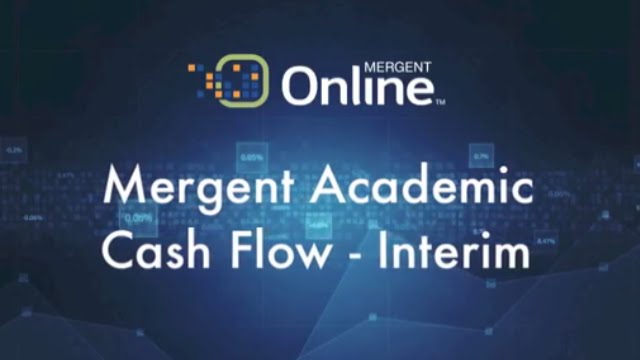 Financial Statements - Cash Flow - Interim