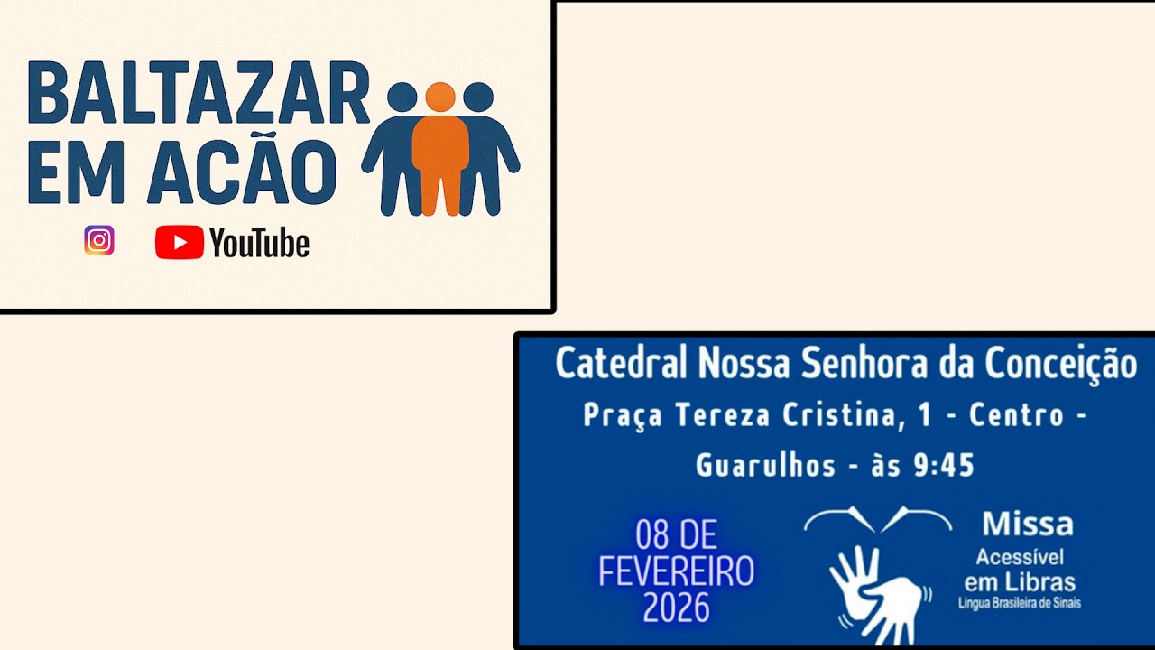 Santa Missa Acessível em Libras - Catedral Nossa Senhora da Conceição dos Guarulhos