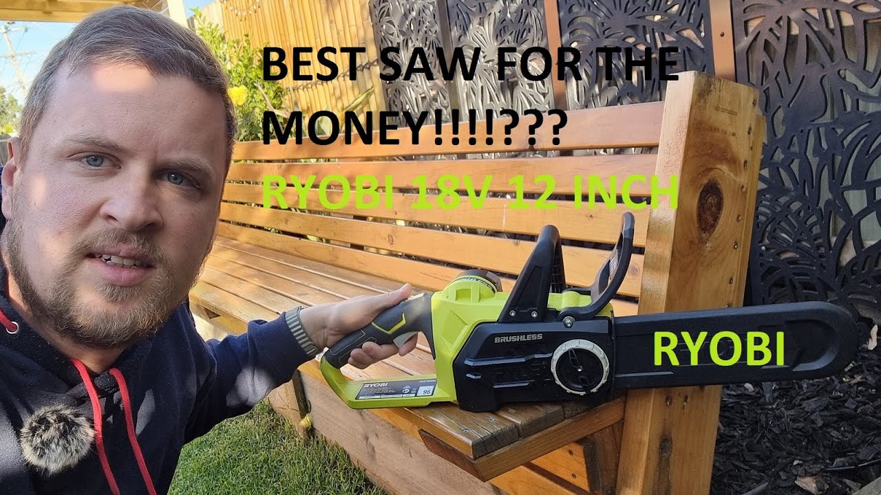 ВЫ ДОЛЖНЫ КУПИТЬ ЭТУ БЕНЗОПИЛУ!!!! RYOBI 18v 12 дюймов бензопила (австралийский обзор)