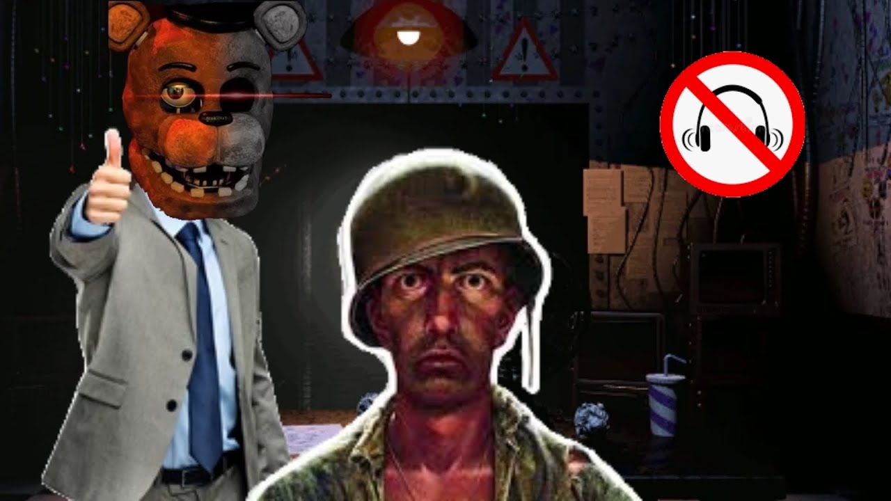 Playing Five night's at Freddy's 2 with NO SOUND ON!