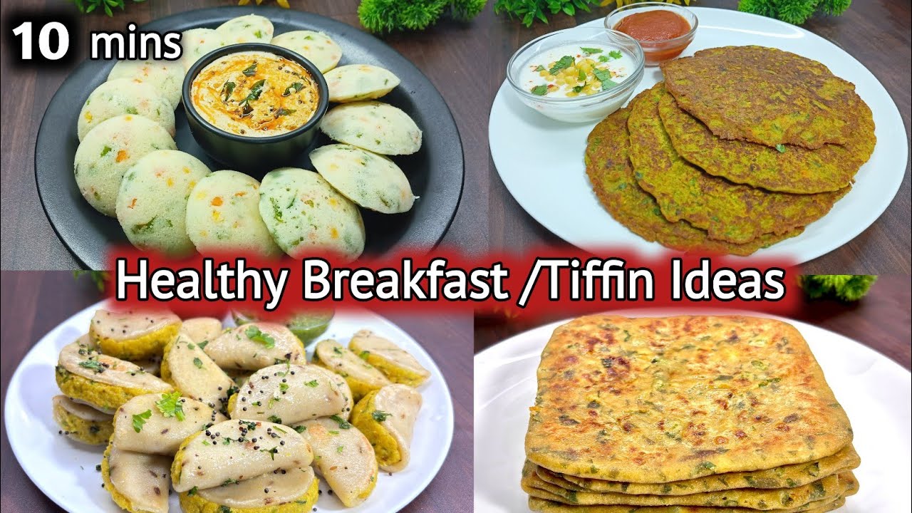 Easy And Healthy Breakfast Ideas | Lunch Box | Tiffin Recipes | Kids Lunchbox Ideas | Nashta 