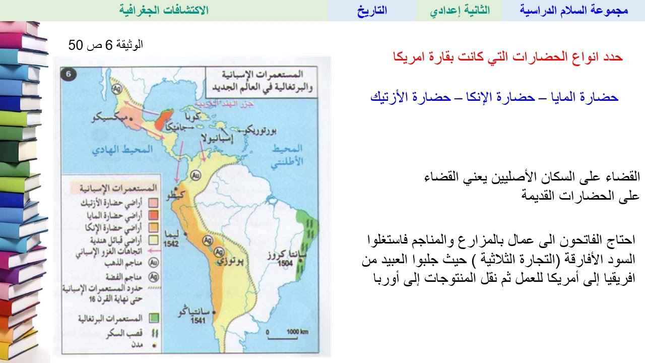 الاكتشافات الجغرافية - التاريخ - الثانية ثانوي إعدادي