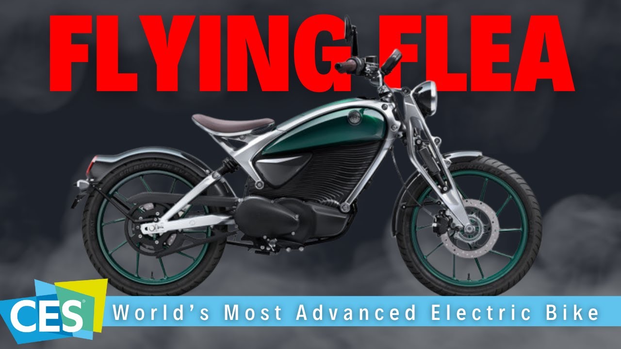 Royal Enfield Electric Motorcycle Flying Flea C6 First Look Video | CES 2025
