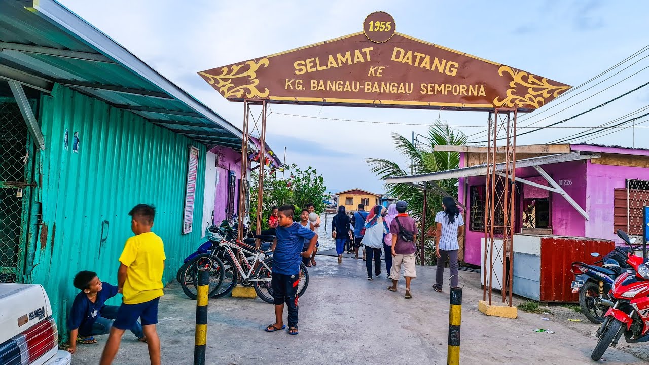 KAMPONG BANGAU- BANGAU SEMPORNA, SABAH 12 JANUARY 2022 #villagelife #semporna #solotravel #sabah