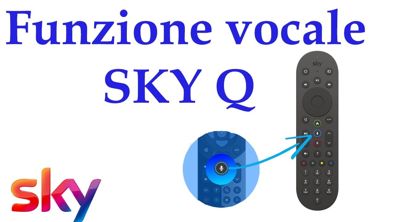 SKY Q INTERNET -Funzione Controllo Vocale