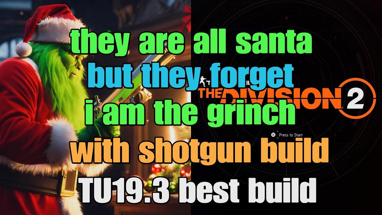 The division 2 my best shotgun build TU19.3 for pvp dark zone and conflict amazing damage