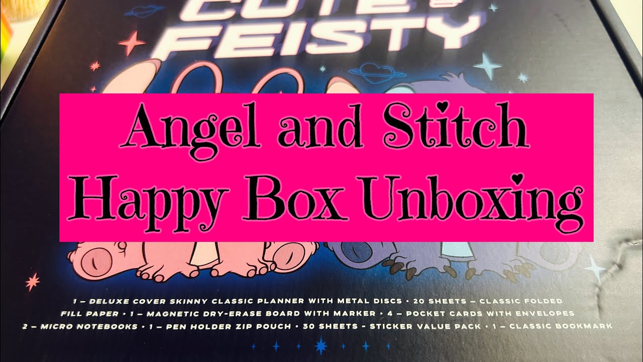 Be Happy Box “Angel and Stitch from the Happy Planner 