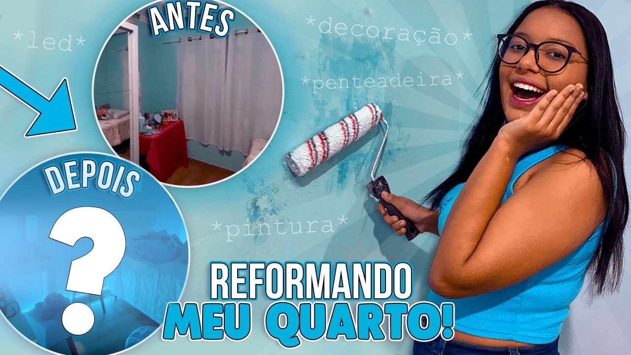 REFORMEI O MEU QUARTO! 🤩😱