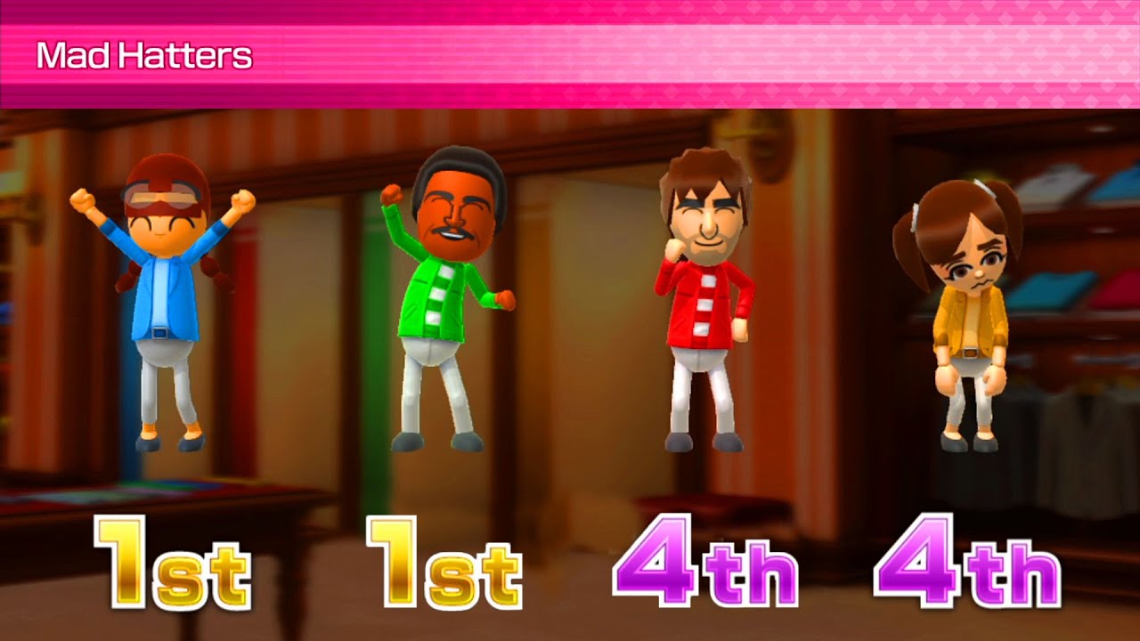 Wii Party U Highway Rollers Minigames - Toadette vs Andre vs Steven vs Sophia (Master Difficulty)
